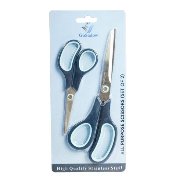 All-Purpose Stainless Steel Scissors – Professional Set of 2