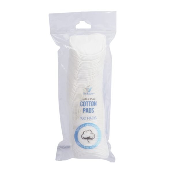 Soft & Pure Cotton Pads – 100% Highly Absorbent Round Cotton Rounds (Single Pack of 100)